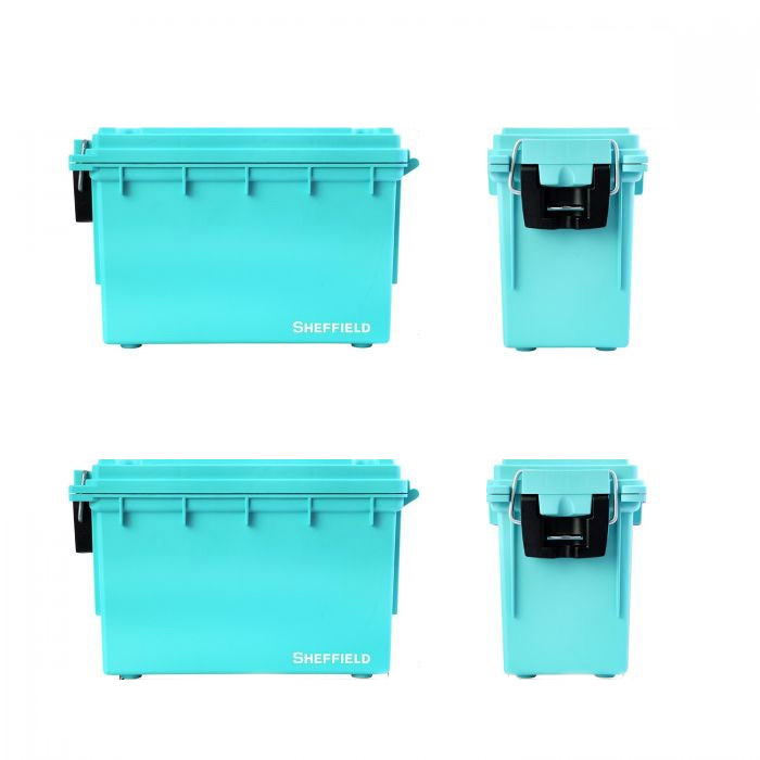 Sheffield 12633 Field Box, 11-1/2 in L, 5.06 in W, 7-1/4 in H, Plastic, Teal - 4
