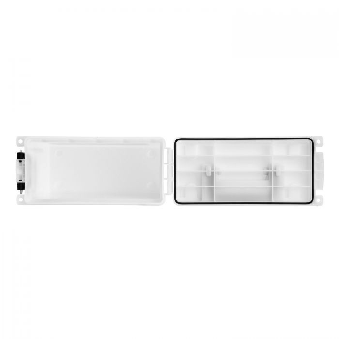 Sheffield 12634 Field Box, 11-1/2 in L, 5.06 in W, 7-1/4 in H, Plastic, Artic White - 2