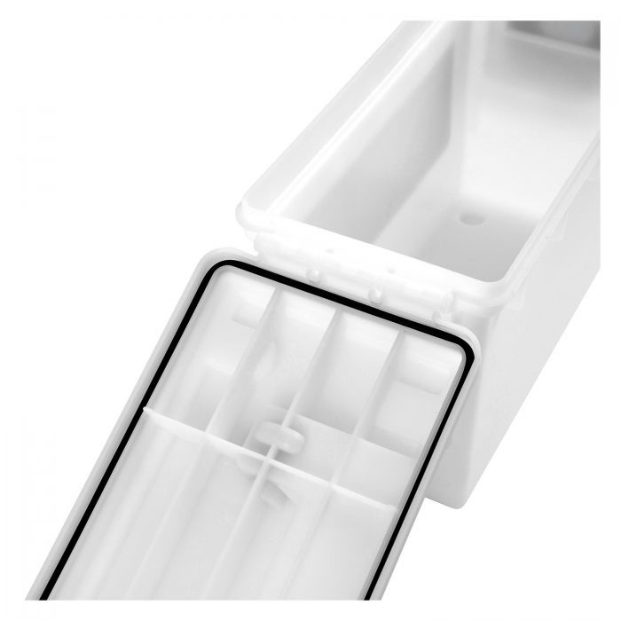 Sheffield 12634 Field Box, 11-1/2 in L, 5.06 in W, 7-1/4 in H, Plastic, Artic White - 3