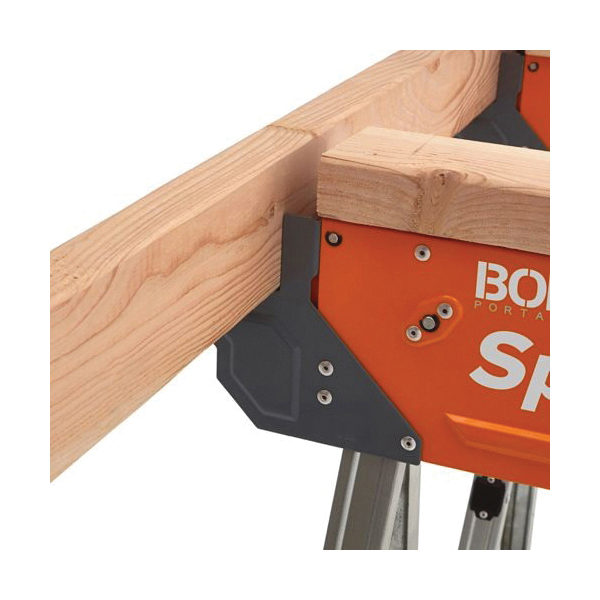 Bora Portamate Speedhorse Series PM-4500 Sawhorse, 1500 lb, 3-1/4 in W, 30 in H, Steel, Orange - 5