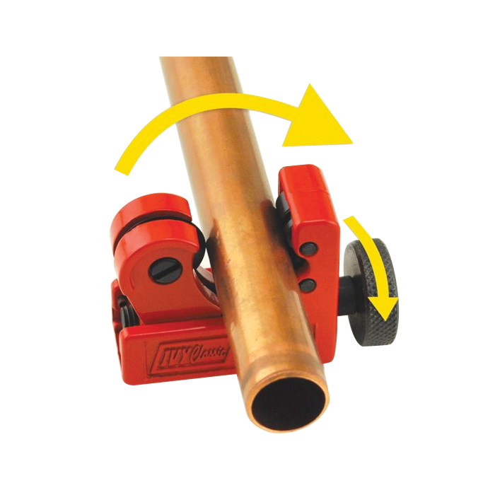 IVY Classic 19050 Mini Tubing Cutter, 7/8 in Max Pipe/Tube Dia, 1/8 in Mini Pipe/Tube Dia, Hardened Steel Blade - 2
