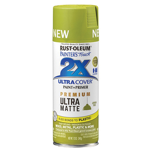 355034 Craft Spray Paint, Ultra Matte, Joshua Tree, 12 oz, Can