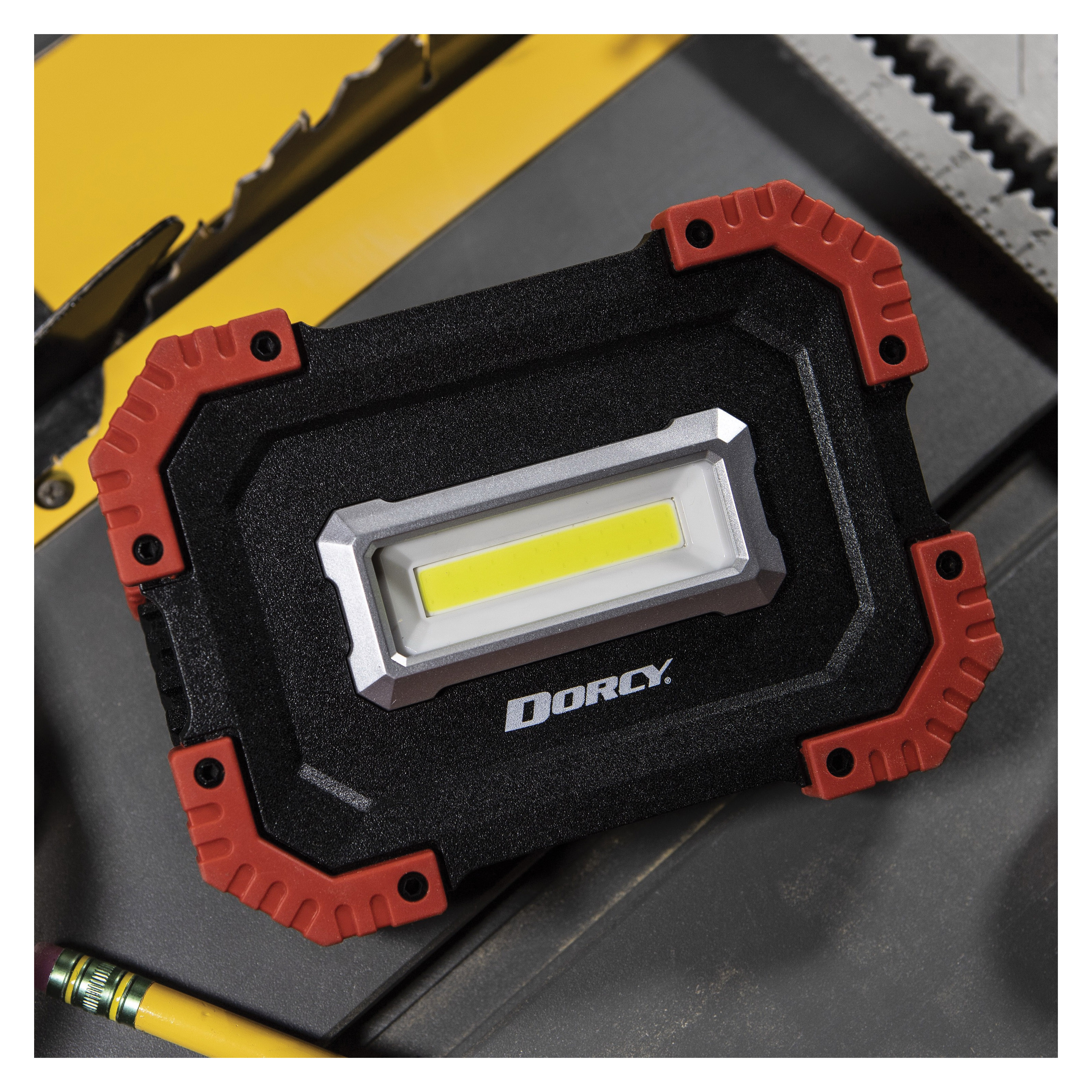 Dorcy 41-4336 Utility Light, Lithium-Ion Battery, 1500 Lumens Lumens, Black