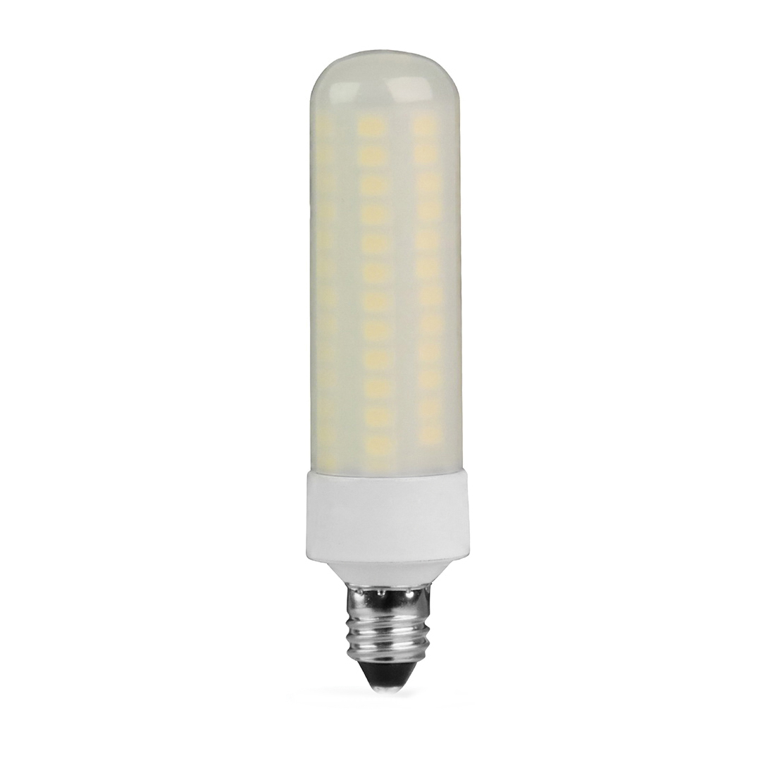 BP75MC/830/LED LED Bulb, Decorative, 75 W Equivalent, E11 Lamp Base, Dimmable, Clear, Warm White Light