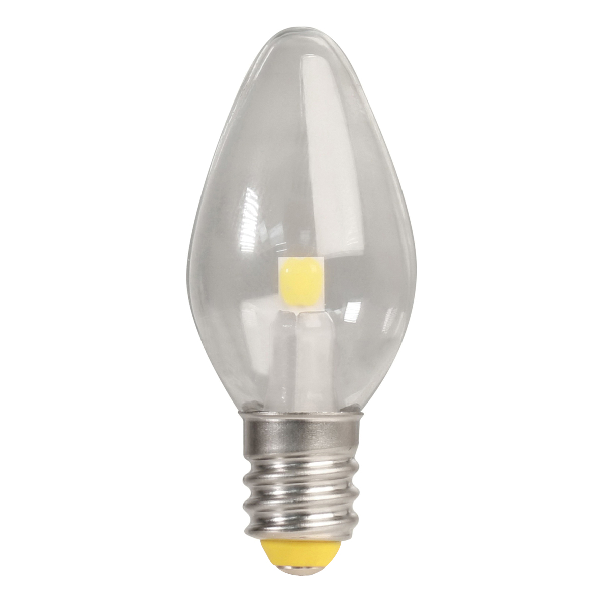 Feit Electric BP4C7/850/LED/4 LED Night Light Bulb, 0.35 W, E12 Candelabra Lamp Base, C7 Lamp, Daylight Light - 1