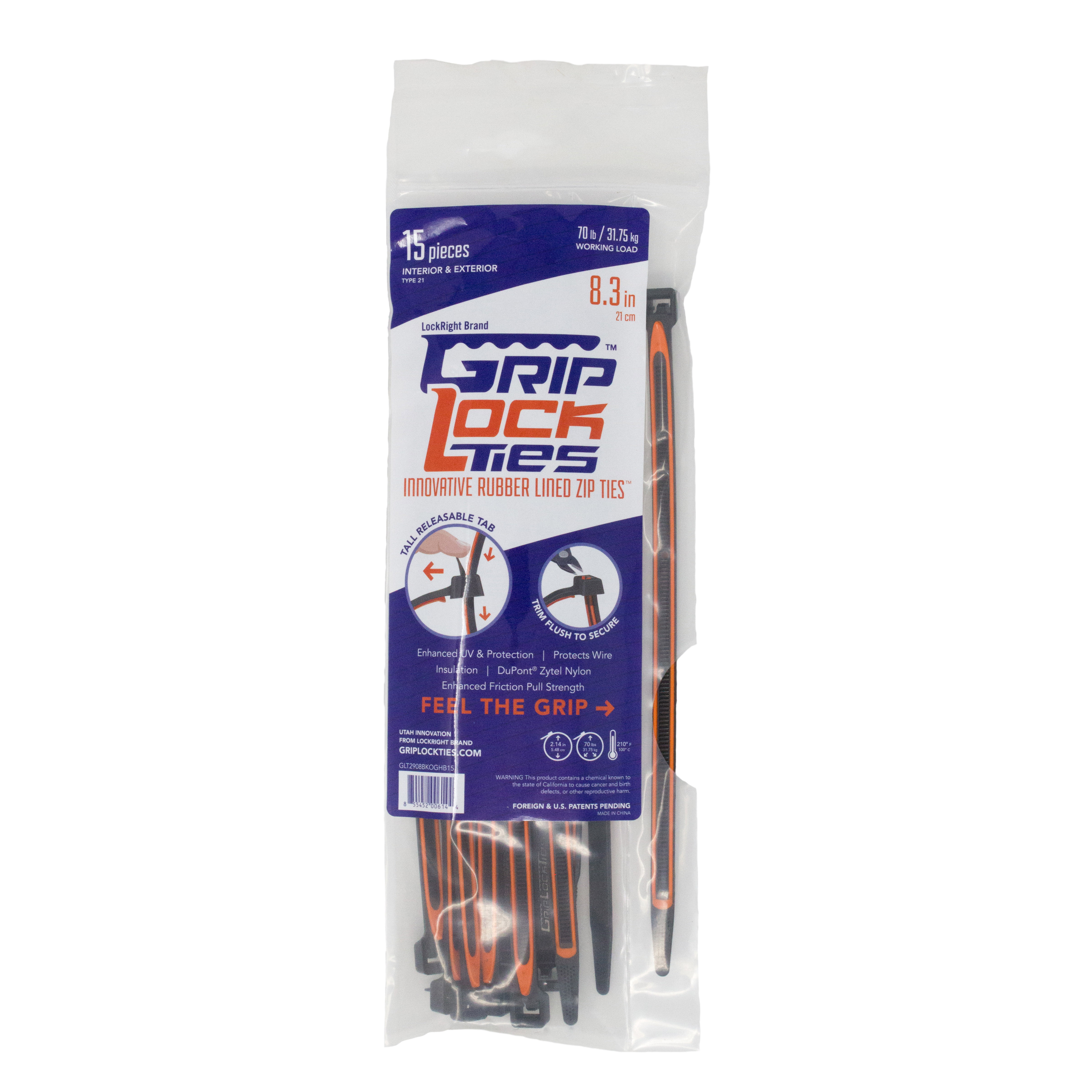 Griplockties GLT2908BKOGHB15