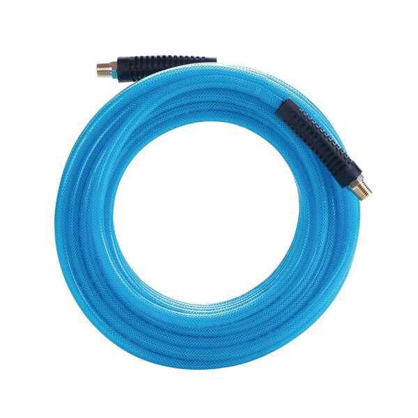 CMXZTSG1131NB Air Hose, 1/4 in ID, 50 ft L, NPT, 300 psi Pressure, Polyurethane, Blue