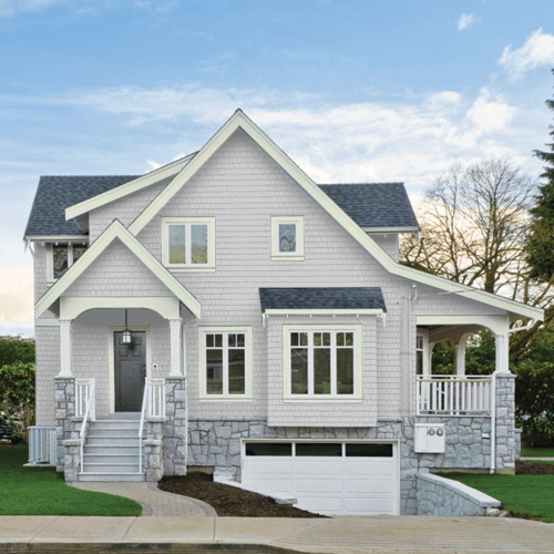 Latex Paint, Royal, Semi-Gloss Sheen, Ultra White Base, 5 gal, 325 to 425 sq-ft/gal Coverage Area - 1
