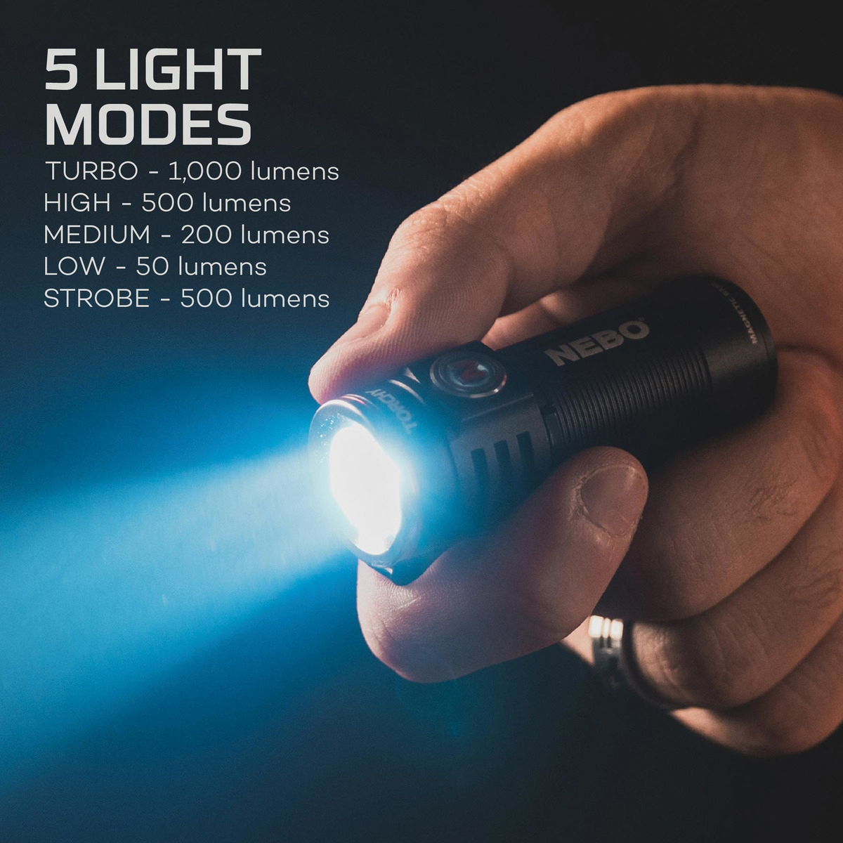 Nebo TORCHY Series NEB-FLT-0001 Flashlight, LED Lamp