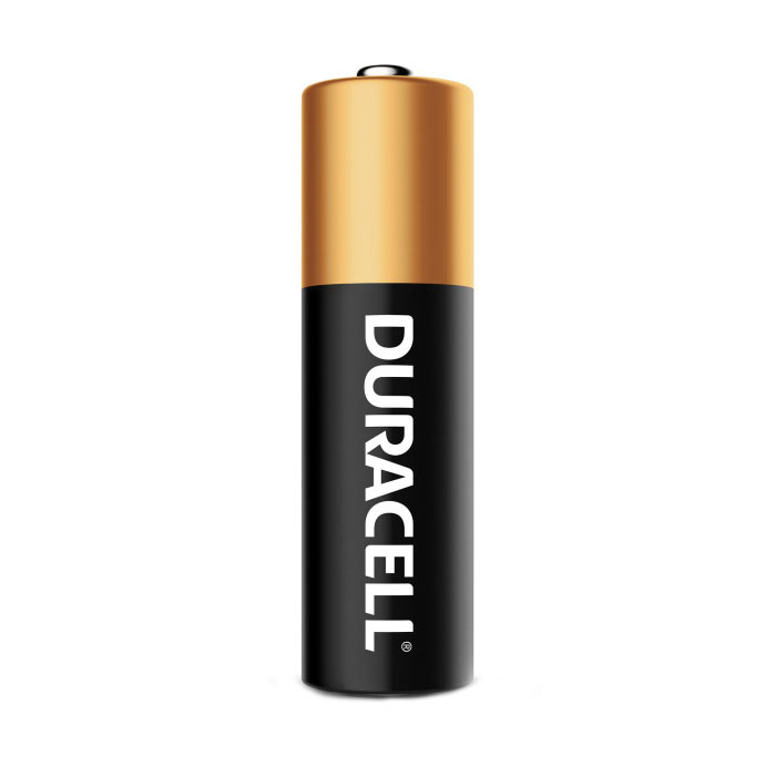Duracell MN1500B20, 1.5 V Battery, AA Battery, Alkaline, 20 pk