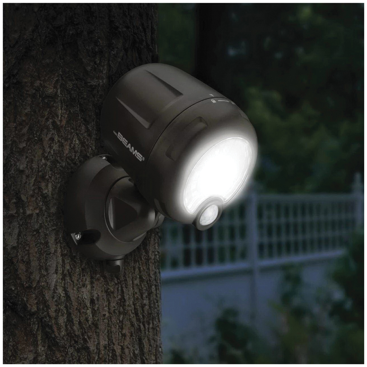 Mr Beams MB360XT-BRN-01-00 Wireless Motion Security Light, 6.5 in H x 3.5 in W x 4.42 in D Dimensions, 200 Lumens