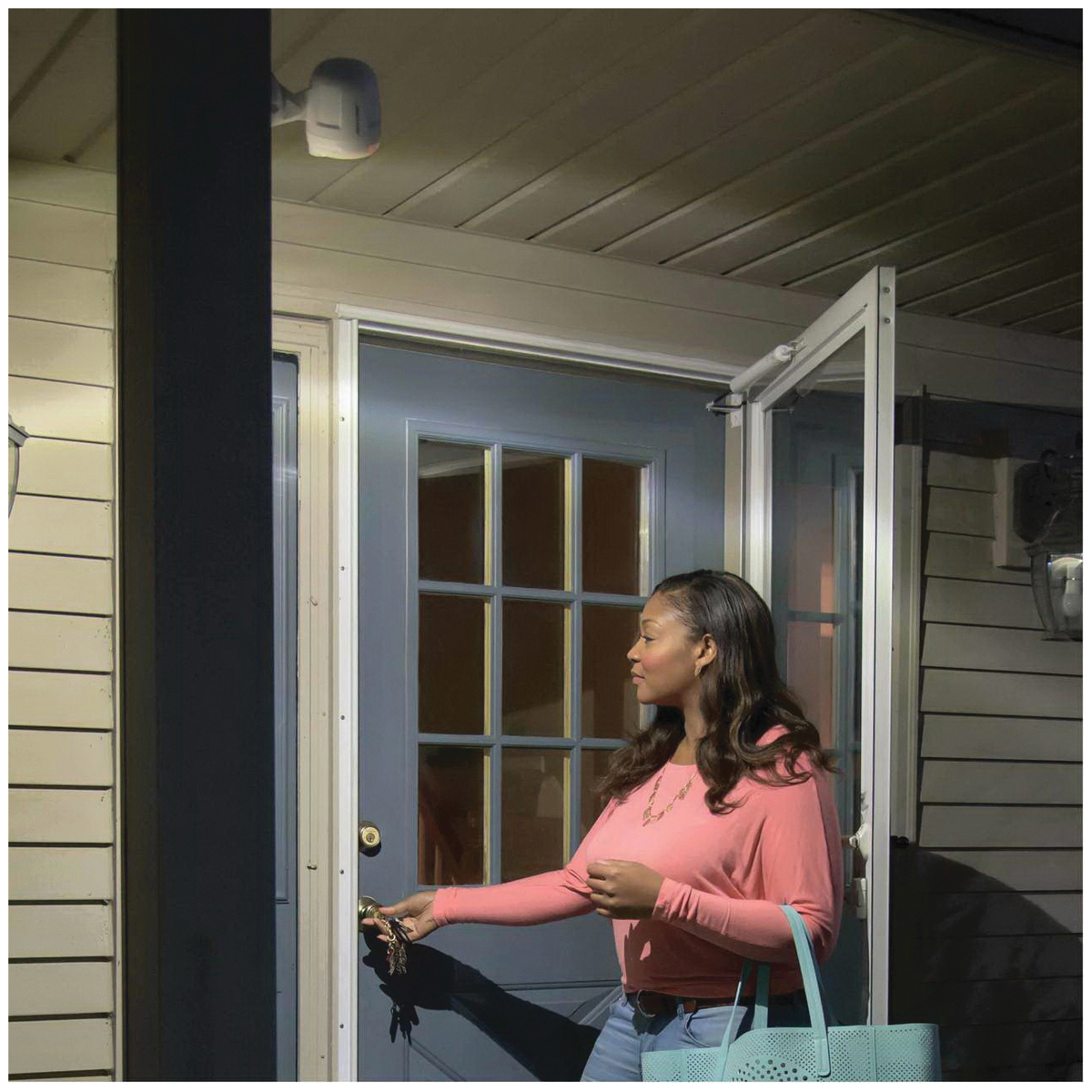 Mr Beams MB360XT-BRN-01-00 Wireless Motion Security Light, 6.5 in H x 3.5 in W x 4.42 in D Dimensions, 200 Lumens