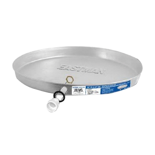 60079 Water Heater Pan, Aluminum, Silver, 24 in ID x 26 in OD