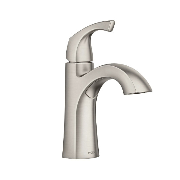 Lindor Series 84505SRN Lavatory Faucet, 1.2 gpm, 1-Faucet Handle, Metal, Brushed Nickel, 4 in Faucet Centers