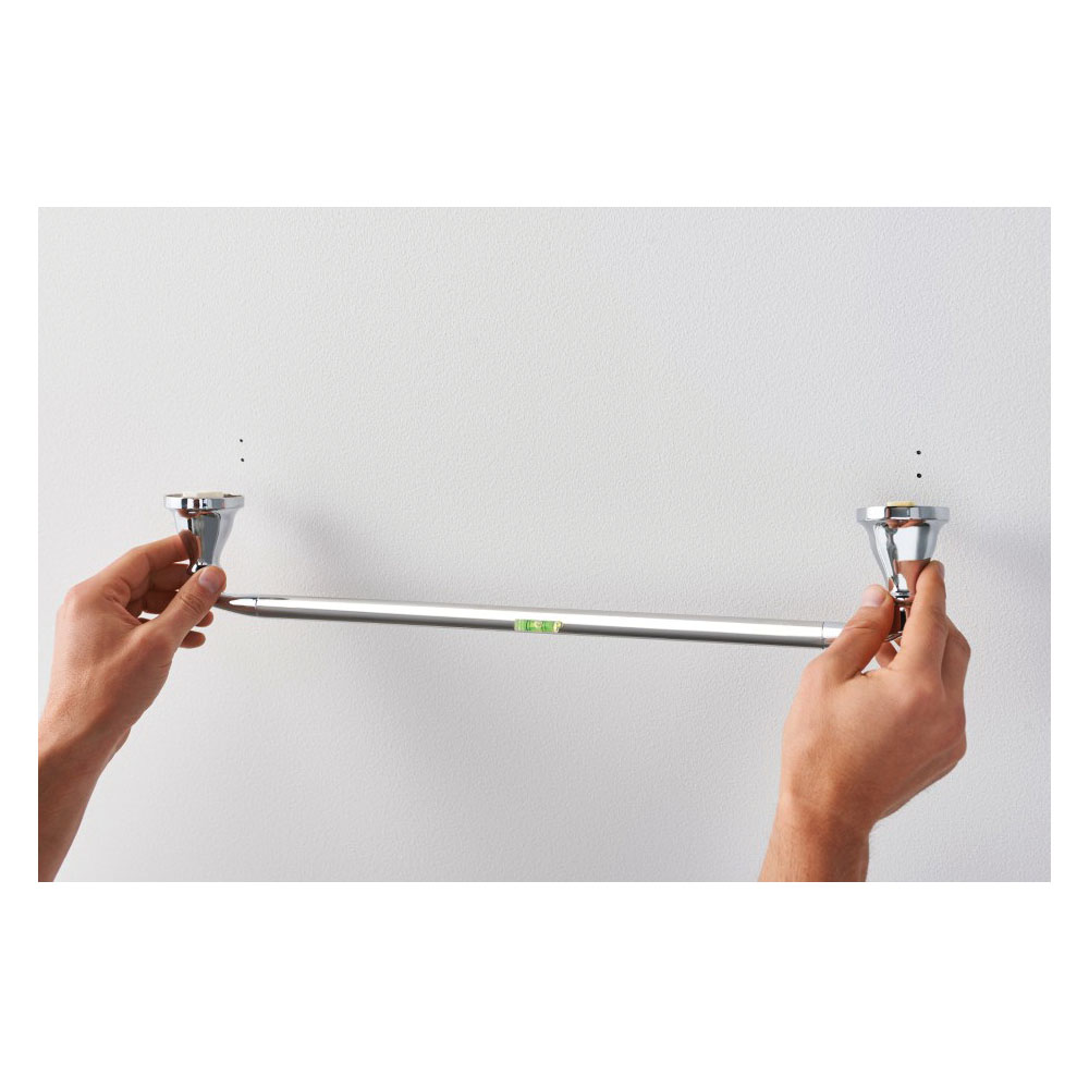 Hilliard Towel Bar, Moen, 24 in L, Chrome - 3