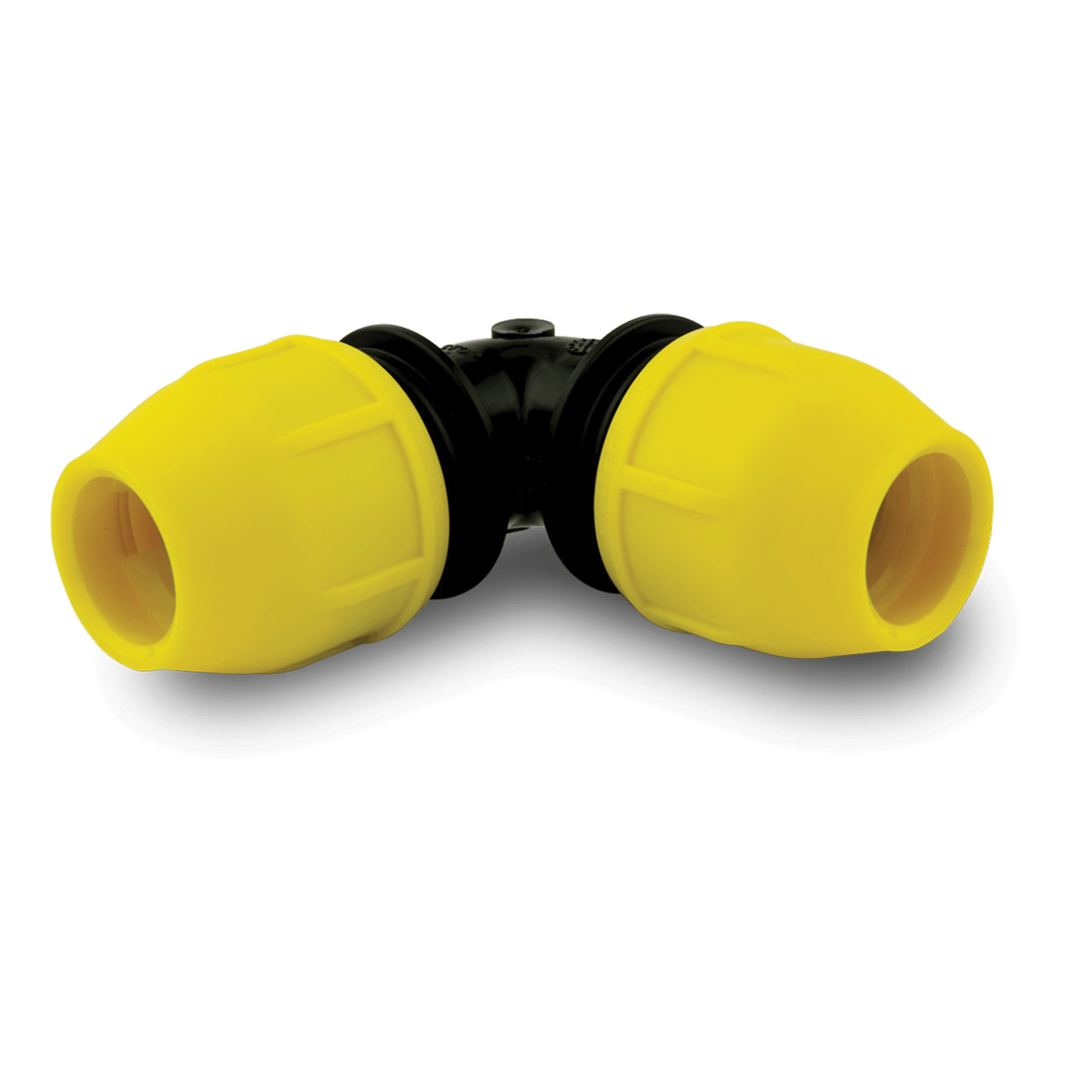 UNDERGROUND Series 18-406-005 90 deg Elbow, 1/2 in, Compression, SDR 9.3 Schedule, Polypropylene, 7-1/2 in L