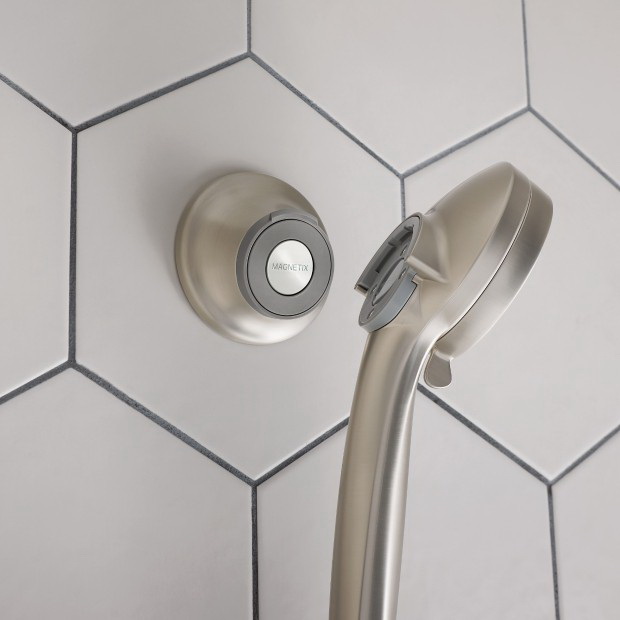 Moen Magnetix Series 186117SRN Hand Shower Holder, Plastic, Brushed Nickel