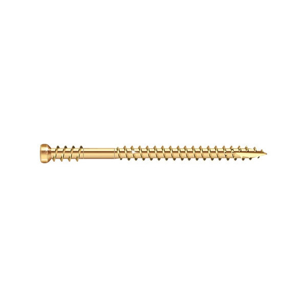 GRK Fasteners RT Series 119077 Screw, #8 Thread, 2 in L, Trim Head, Star Drive, Steel, Climatek, 100 PK