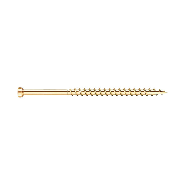 FIN/Trim 96055 Screw, #8 Thread, 1-1/4 in L, Trim Head, Star Drive, Steel, Climatek, 100 PK