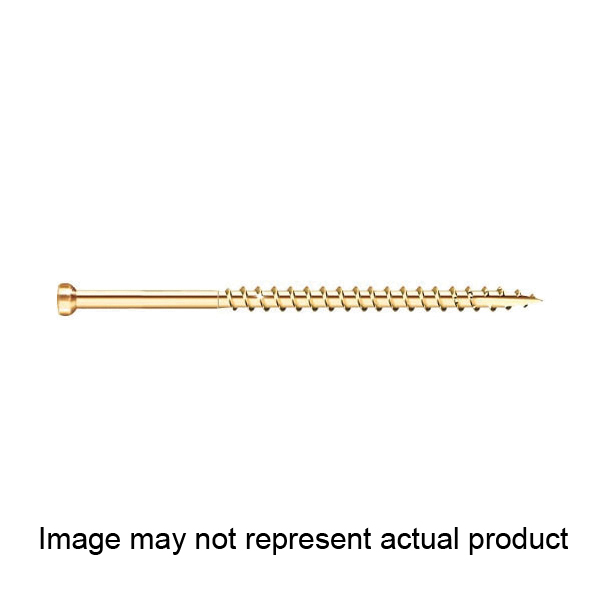 FIN/Trim 96065 Screw, #8 Thread, 2-1/2 in L, Trim Head, Star Drive, Steel, Climatek, 100 PK