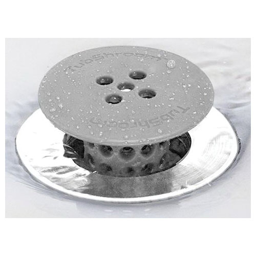 Strainer, Tubshroom, 2-1/4 in Dia, Thermoplastic, Nickel - 2
