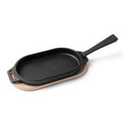 Ooni UU-P08C00 Sizzler Pan, Cast Iron, Black/Brown - 1