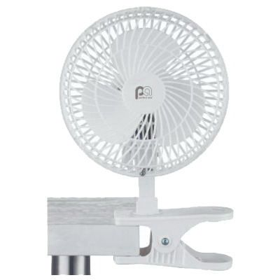 Perfect Aire 1PAFD6 Clip-On Fan with Tabletop Base, 6 in Dia Blade, 2-Speeds - 1