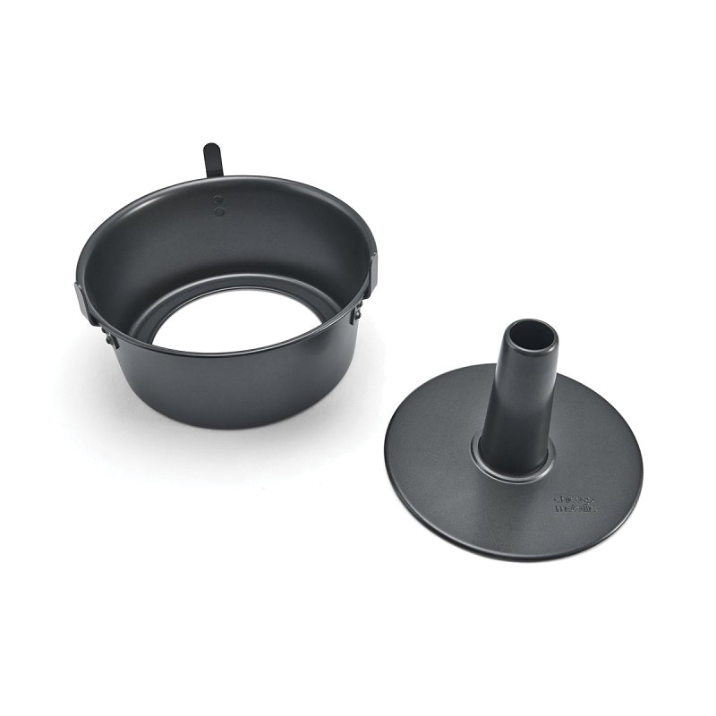 16184 2-Piece Angel Food Cake Pan, Round, 9-1/2 in OAL, Aluminized Steel, Non-Stick: Yes