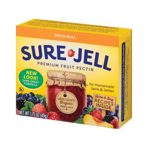 Sure Jell 118783 Fruit Pectin, Powder, 1.75 oz, Box - 3