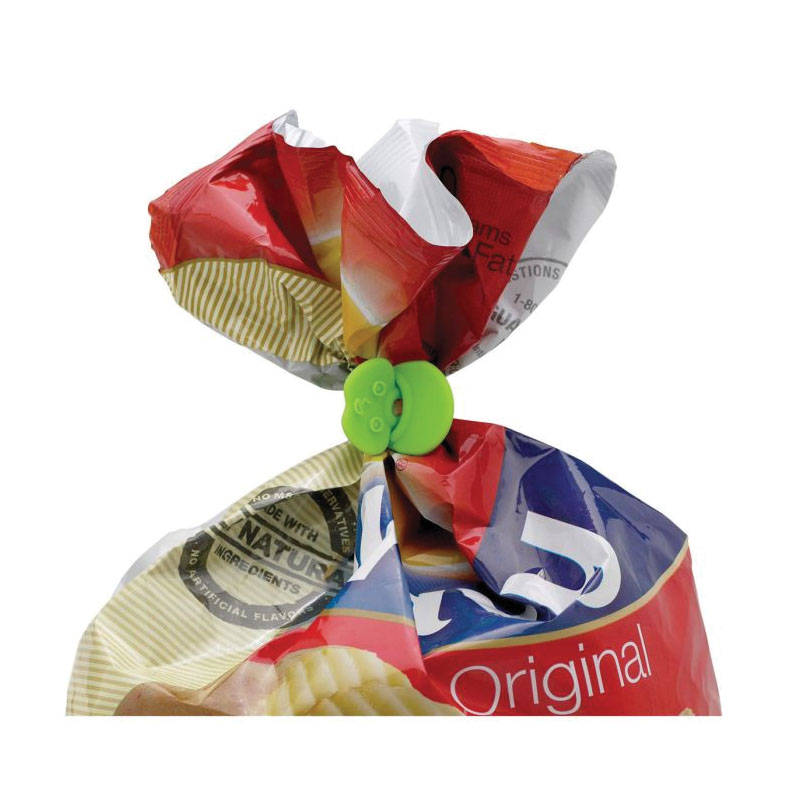 The World's Greatest 43729 Stretch'n Twist Bag Tie, Silicone, Assorted