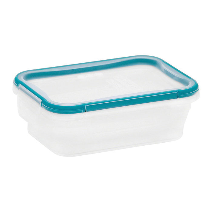 1109973 Food Storage Container, 3 Cups Capacity, Plastic, 4-3/4 in L, 6-3/4 in W, 2-1/4 in H