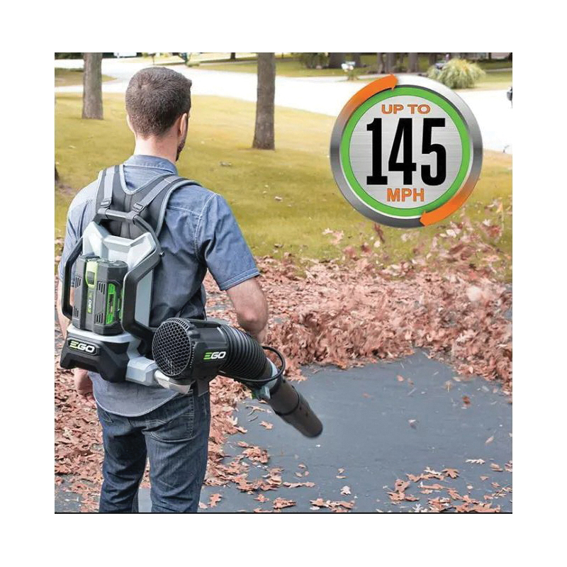 EGO LB6003 Backpack Blower, Battery Included, 7.5 Ah, 56 V, Lithium-Ion, 3-Speed, 600 cfm Air, 180 min Run Time - 4