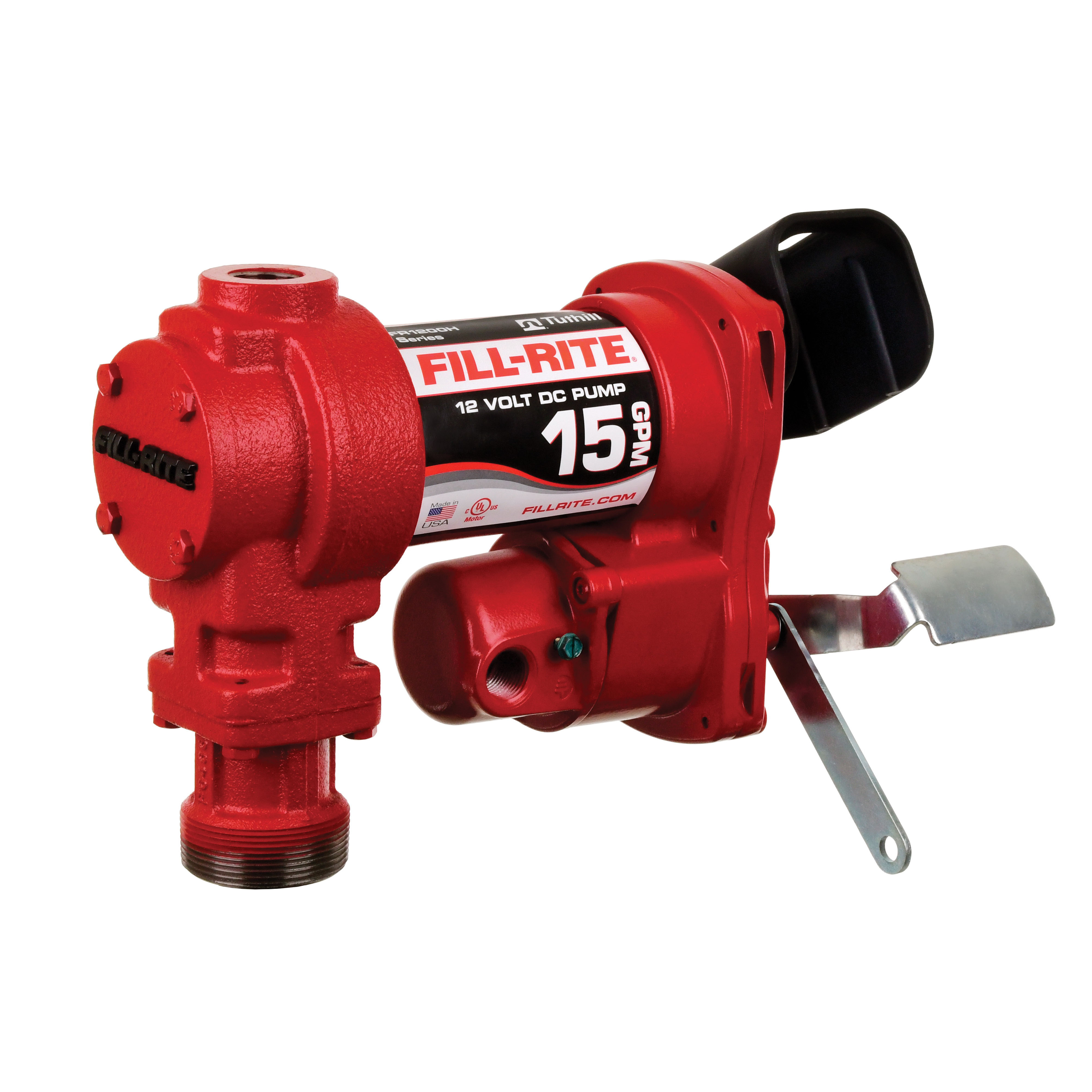 FR4200 FR4204H DC High-Flow Pump, Motor: 1/4 hp, 34 in L Suction Tube, 1 in Outlet, 20 gpm, Iron