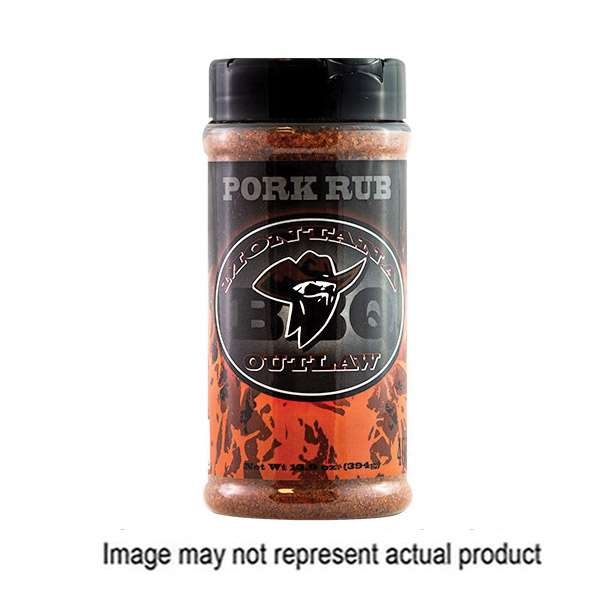 BBQ Spot OW64100 Montana Outlaw Pork Rub, 7.4 oz, Bottle - 1