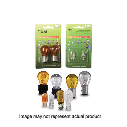 Peak 3157NALL-BPP Miniature Automotive Bulb, 12.8 V, Incandescent Lamp, Wedge, Amber/Red