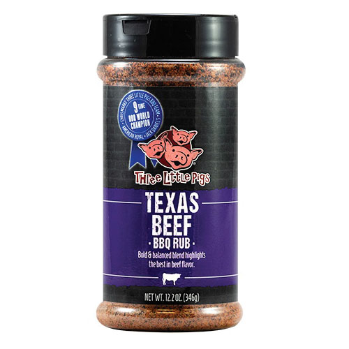 OW71201 Texas BBQ Rub, 12.2 oz Bottle
