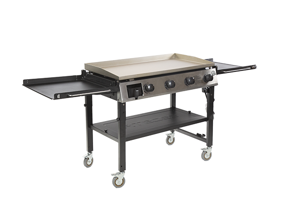 Pit Boss 10555 Outdoor Griddle Grill, 76.97 in L x 24.09 in W x 35.04 in H Dimensons, 62,000 Btu, 4-Burner, Black - 2