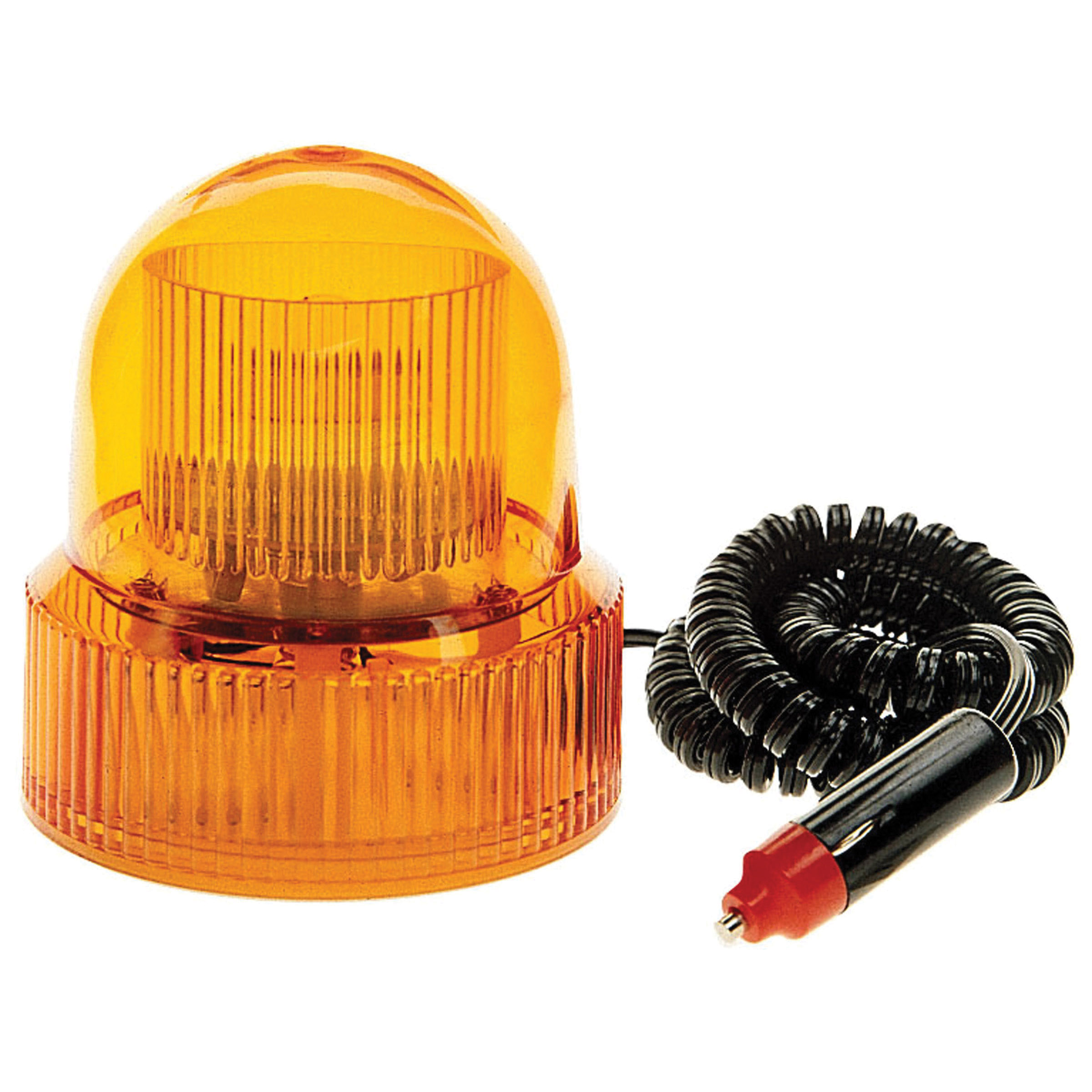 772 V772A Flashing Beacon Light, 9 to 16 V, LED Lamp, Amber Lens, 90 fpm Flash Rate
