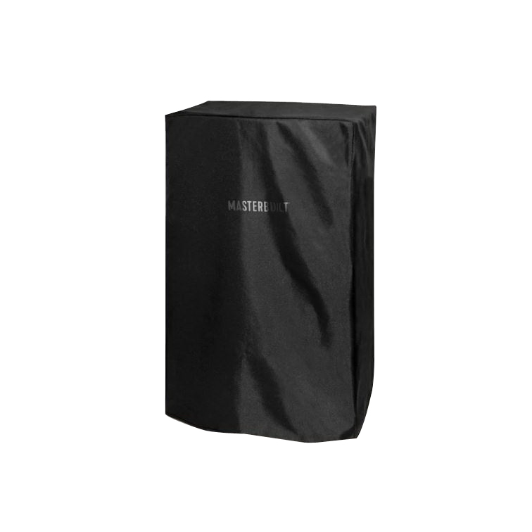 MB20080319 Electric Smoker Cover, 19-1/2 in W, 16.9 in D, 30.9 in H, Polyester, Black