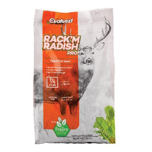Rack'M Radish Pro Series EVO81003 Food Plot Seed, Sweet Flavor, 2 lb