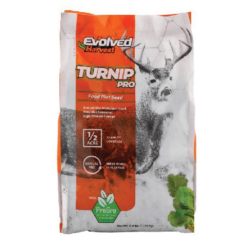 Turnip Pro Series EVO81004 Food Plot Seed, Sweet Flavor, 2.5 lb