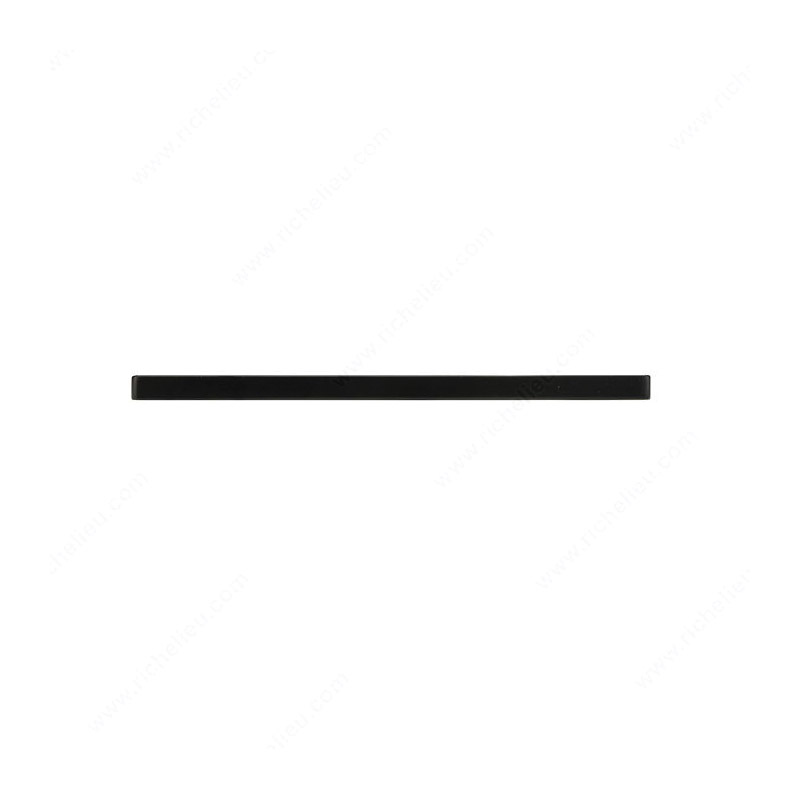 Richelieu BP8160128900 Cabinet Pull, 6-3/8 in L Handle, 1-3/32 in Projection, Metal, Matte Black - 2