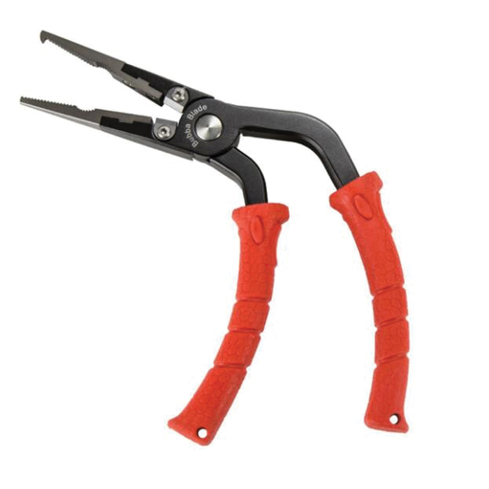 Bubba 1085969 Plier, 6-1/2 in OAL, Red Handle, Pistol-Grip Handle, 3 in L Jaw - 2