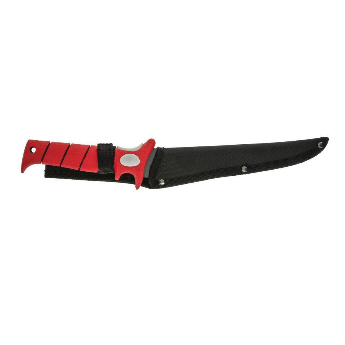 Bubba Ultra Flex Series 1085875 Fillet Knife, 8 in L Blade, High Carbon Stainless Steel Blade, TPR Handle, Red Handle - 3