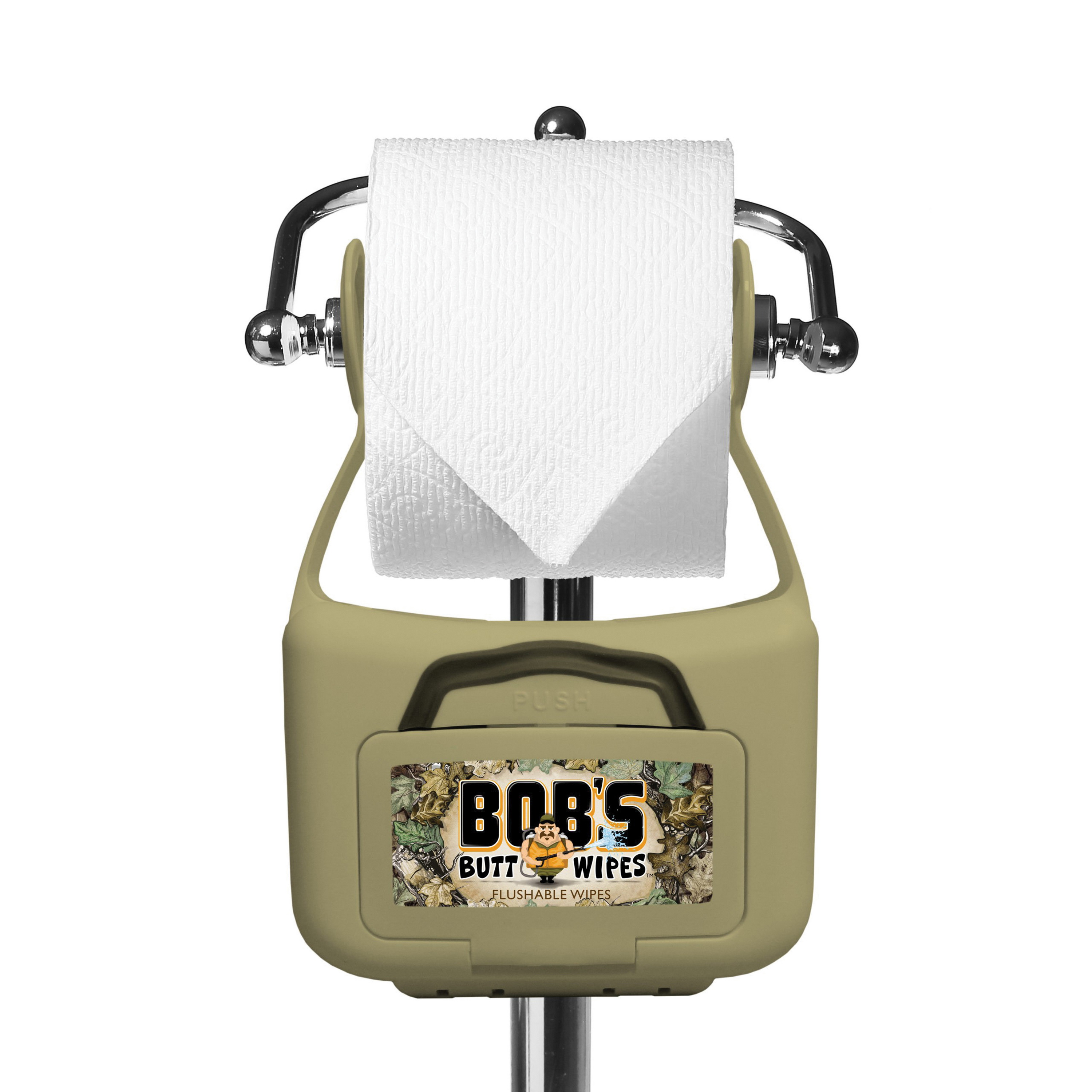 Bobs Butt Wipes BOB300T Dispenser, Tan - 3