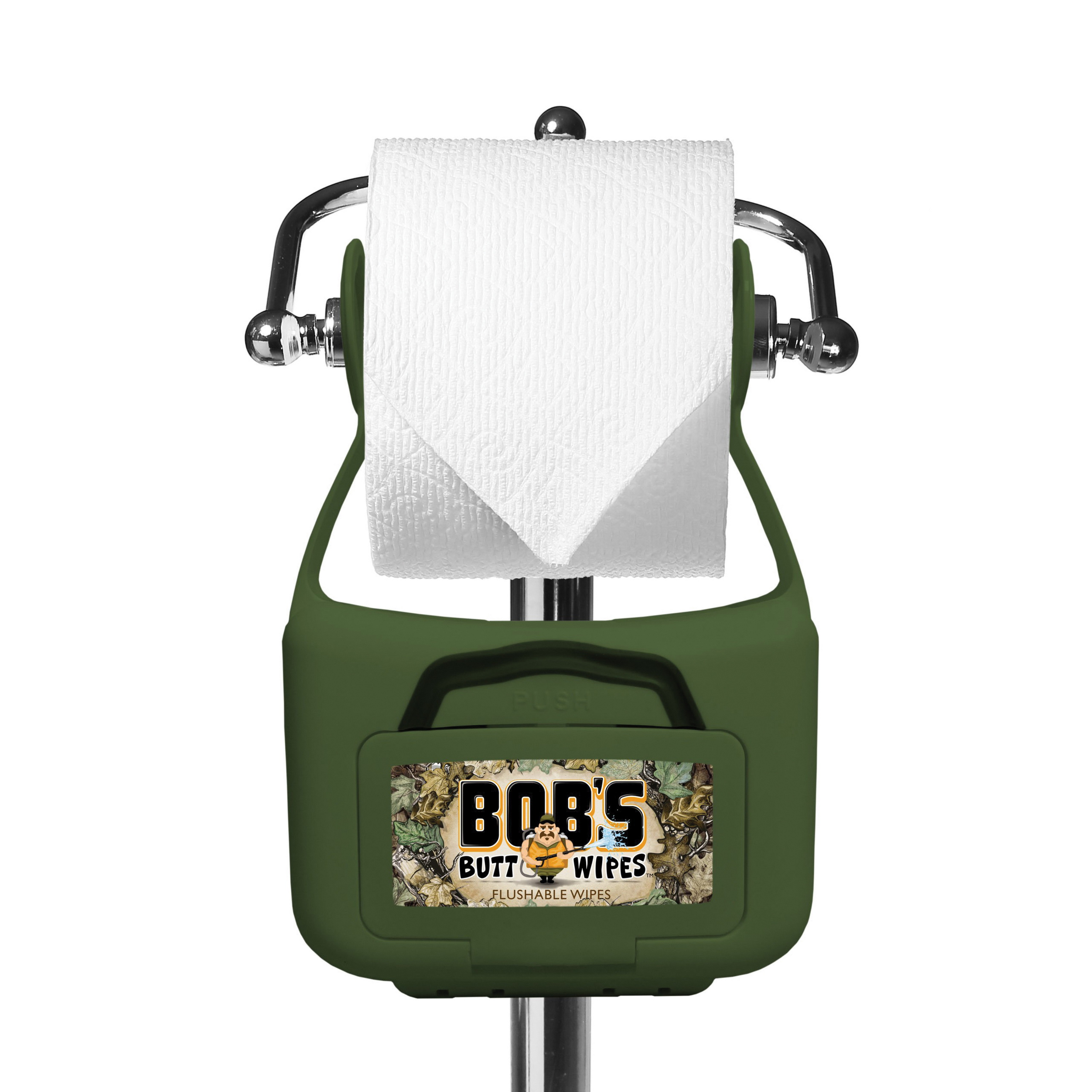 Bobs Butt Wipes BOB300G Dispenser, Green - 3