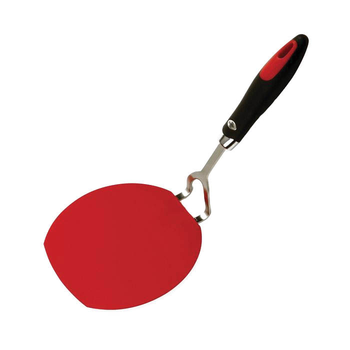 Norpro GRIP-EZ Series 1417R Pancake Spatula, 6-1/4 in W Blade, 13-1/4 in OAL, Stainless Steel Blade, Red - 2