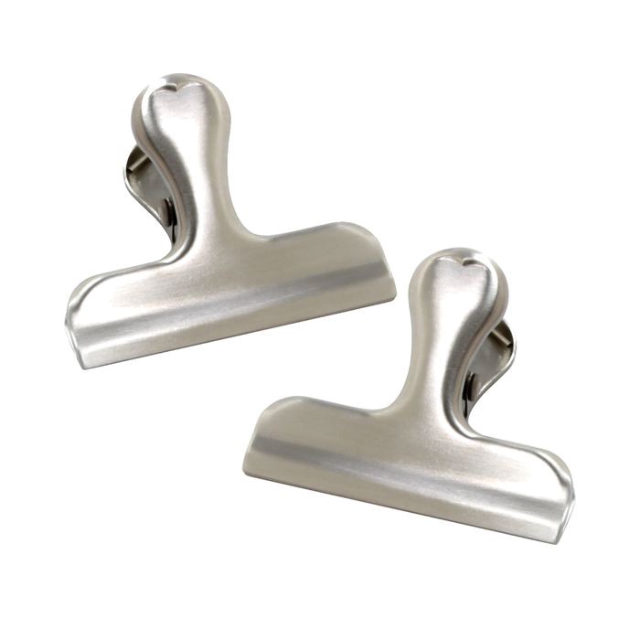 Norpro 168D Bag Clip, Stainless Steel, For: Chips, Coffee, Bread, Crackers and Cookie Bags - 2