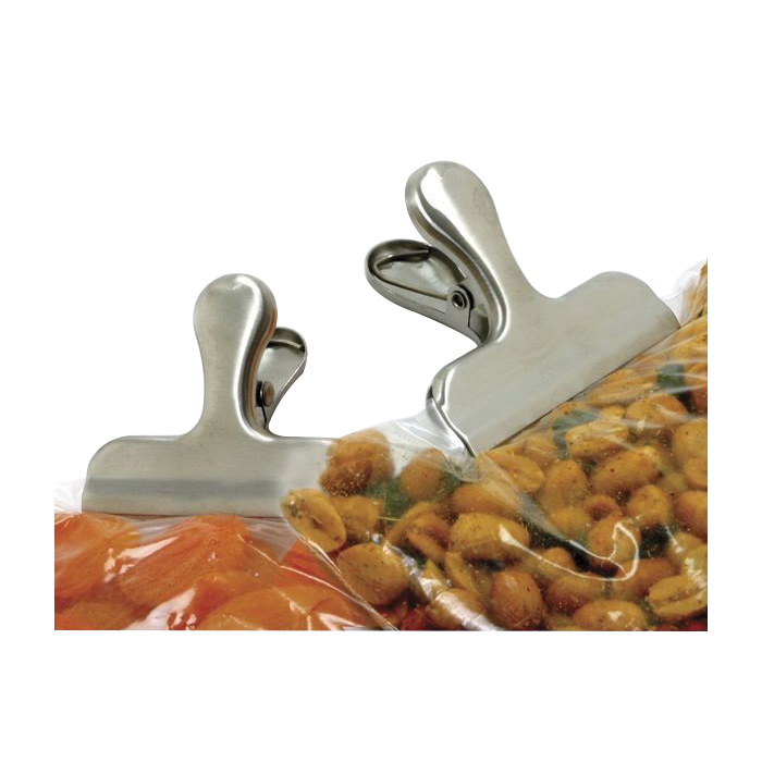 Norpro 168D Bag Clip, Stainless Steel, For: Chips, Coffee, Bread, Crackers and Cookie Bags - 4