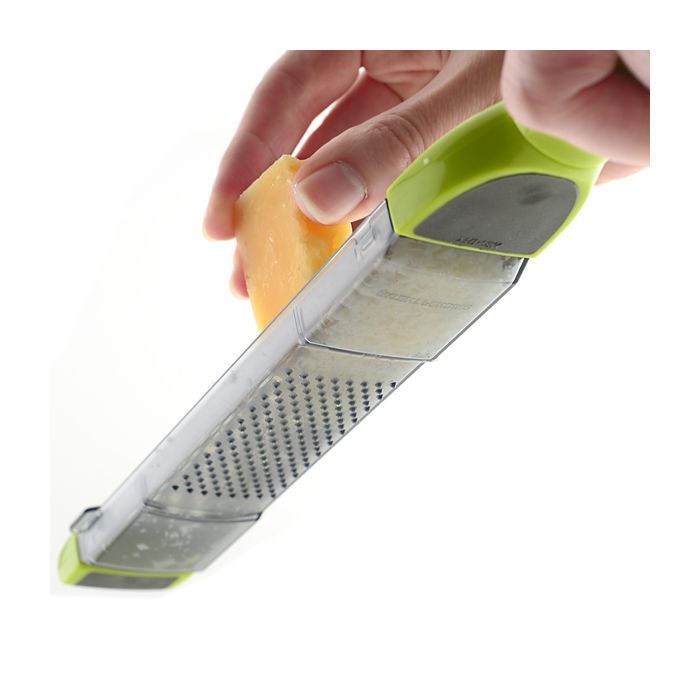Norpro 384 Microplane Dual Grater, Stainless Steel, Green - 3